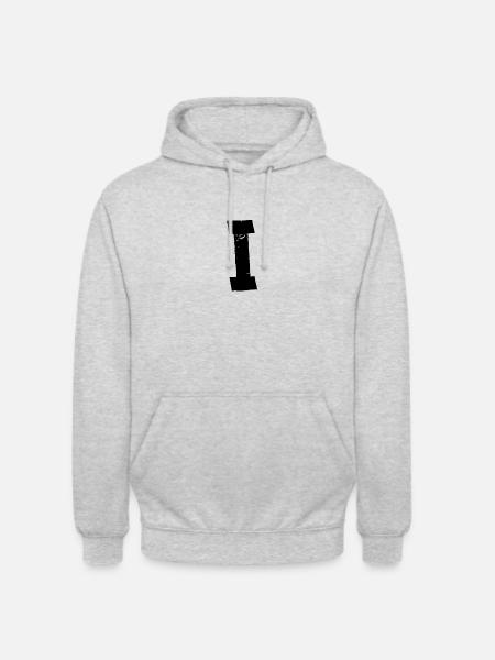 Bande I-1 - Sweat-shirt à capuche unisexe - gris clair chiné