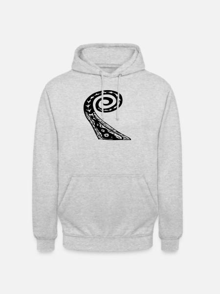 celtic viking ship - Unisex Hoodie - light heather grey