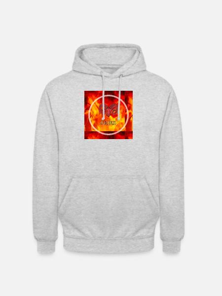 aries - Unisex Hoodie - light heather grey