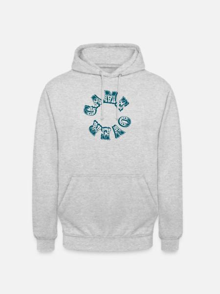 Game Over - Unisex Hoodie - Hellgrau meliert