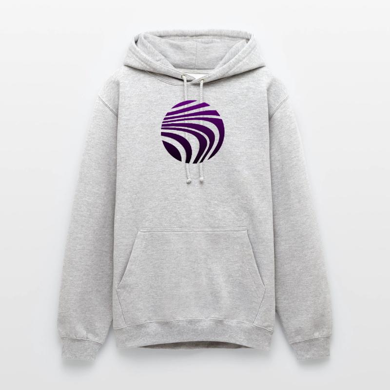 Psychedelic Pattern Violet Gradient Unisex Hoodie