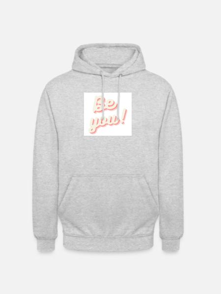Be You - Unisex Hoodie - Hellgrau meliert