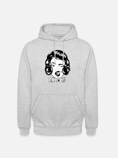 Smoke 4 - Unisex Hoodie - light heather grey