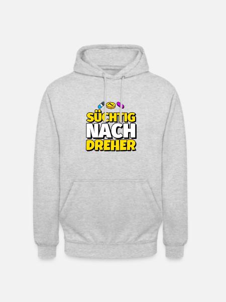 Dreher Tanz lustig Geschenk - Unisex Hoodie - Hellgrau meliert