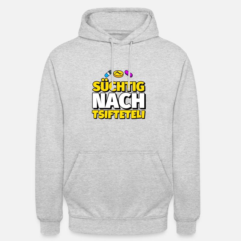 Tsifteteli Tanz lustig Geschenk - Unisex Hoodie - Hellgrau meliert