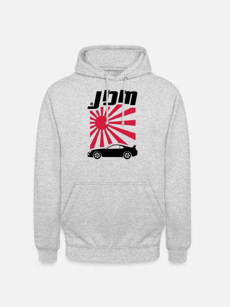JDM Supra MK4 - Unisex Hoodie - Hellgrau meliert