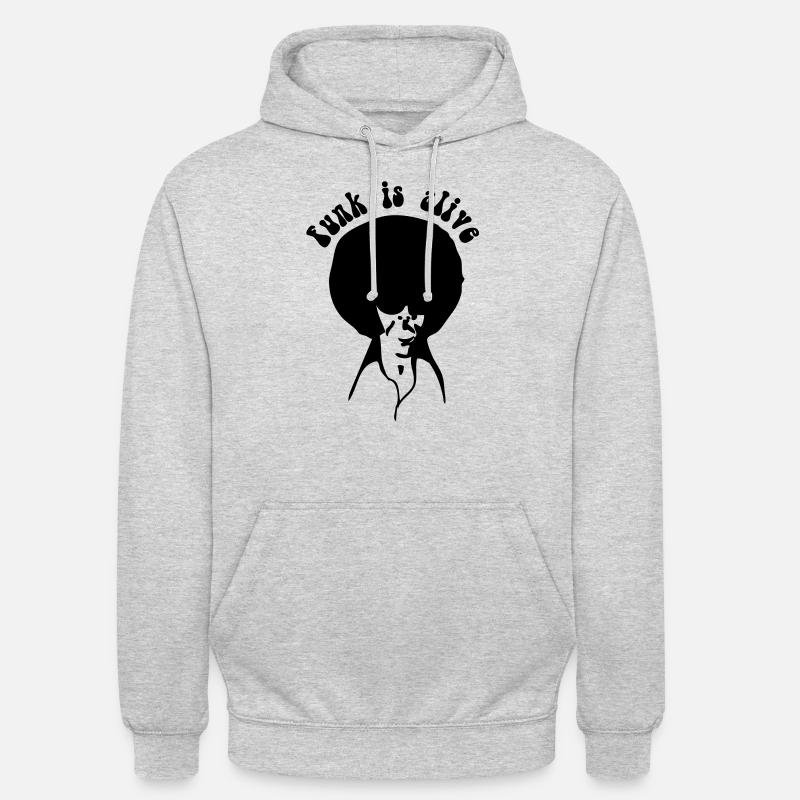 funk is alive 2 - Sweat-shirt à capuche unisexe - gris clair chiné