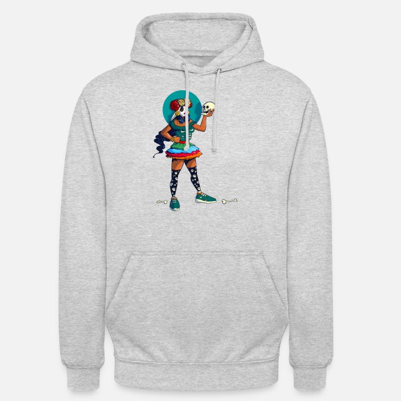 MexicanGirl Hamlet - Luvtröja unisex - ljusgråmelerad