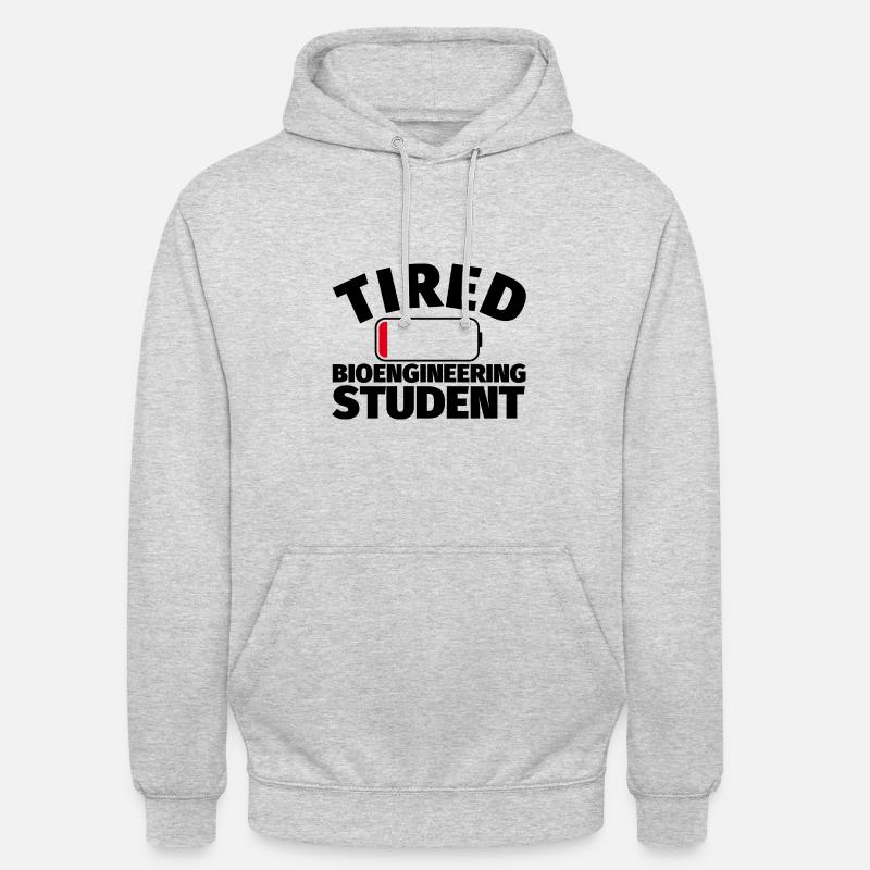 Bioengineering-Student lustiges Geschenk - Unisex Hoodie - Hellgrau meliert