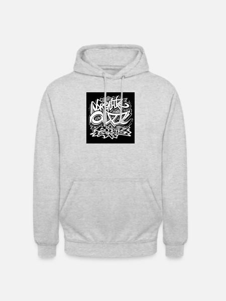 Graffiti-Design - Unisex Hoodie - Hellgrau meliert
