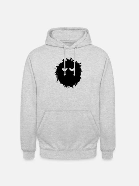 Zottel - Unisex Hoodie - Hellgrau meliert