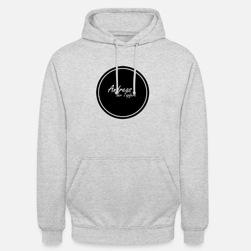Andreas der Tapfere - Unisex Hoodie - Hellgrau meliert