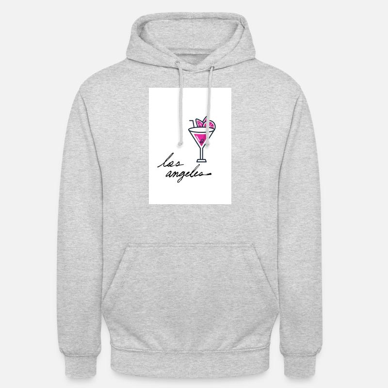 Los Angelas - Sweat-shirt à capuche unisexe - gris clair chiné