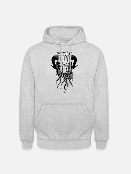 Cthulhu Skull - Unisex Hoodie - light heather grey