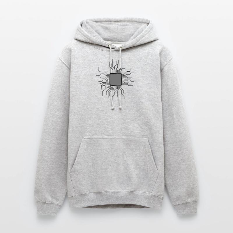 cpu leads wire cabling computer nerd desi Unisex Hoodie
