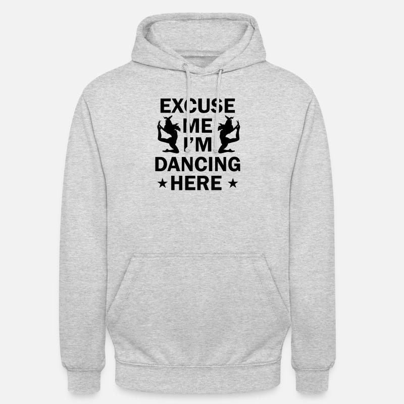 Dancing Dance Music - Unisex Hoodie - Hellgrau meliert