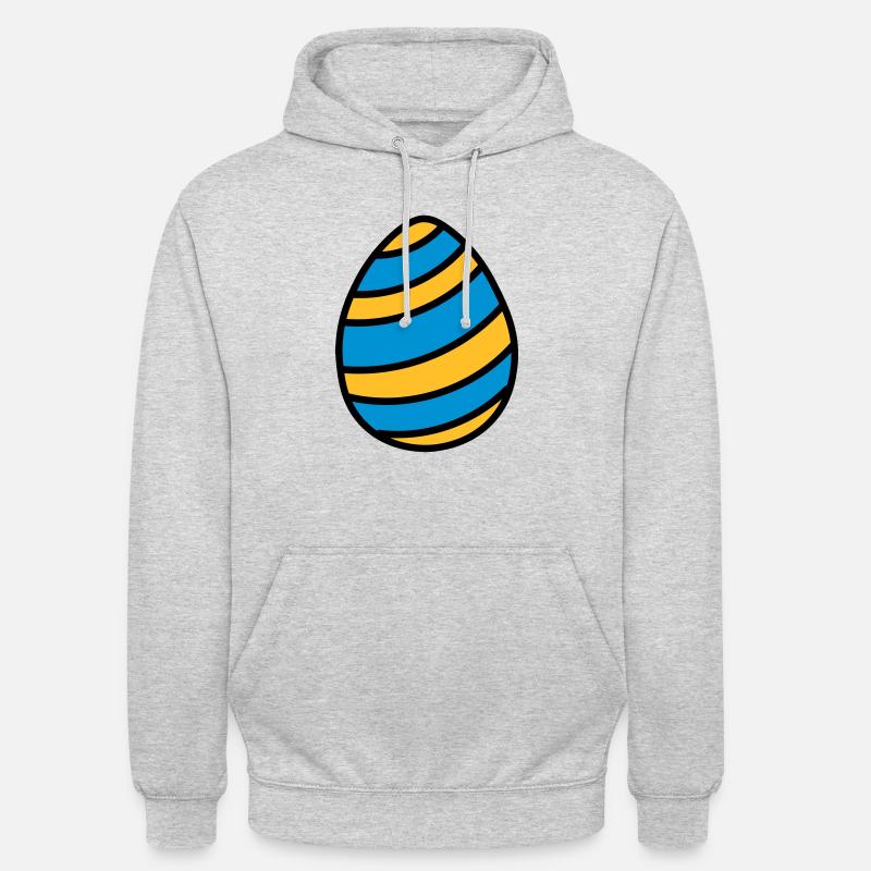 Easter Egg Easter gift idea - Unisex Hoodie - light heather grey