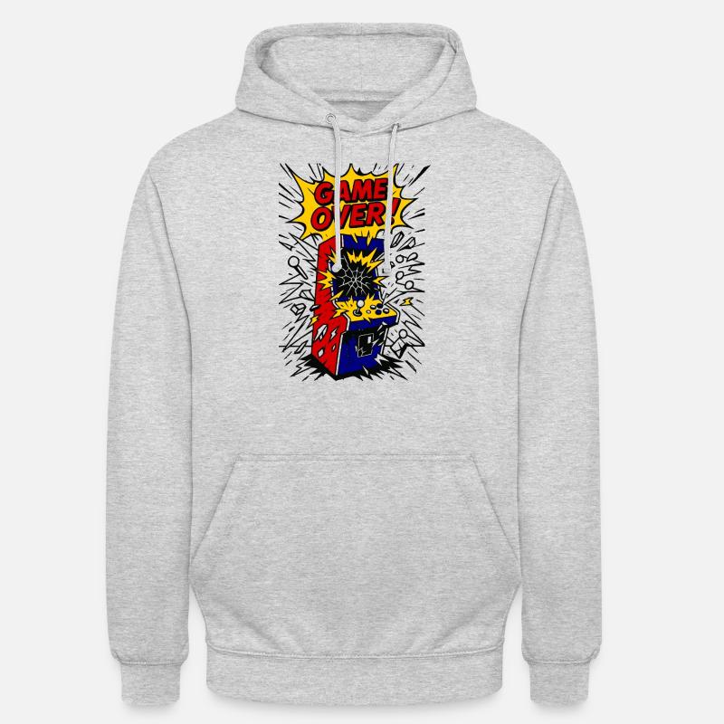 Game Over, exploding Arcade Unisex Hoodie