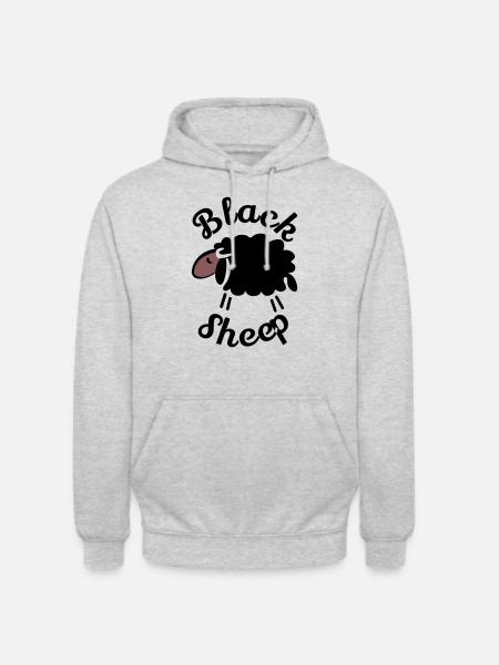 Black Sheep - Unisex Hoodie - light heather grey