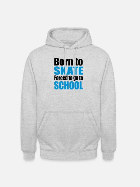 skateboard - Unisex Hoodie - light heather grey