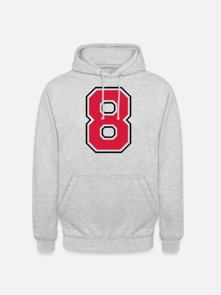 8__f2 - Unisex Hoodie - light heather grey