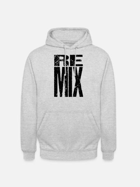 Techno music house dance remix gift - Unisex Hoodie - light heather grey