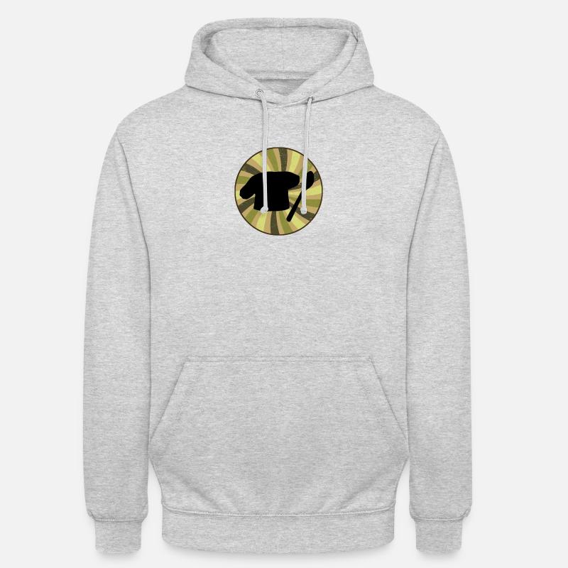 Cuisson Gâteau Cuisson - Sweat-shirt à capuche unisexe - gris clair chiné