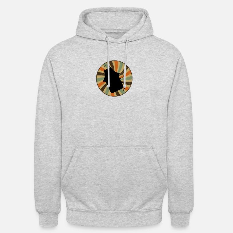 Cuisson Gâteau Cuisson - Sweat-shirt à capuche unisexe - gris clair chiné