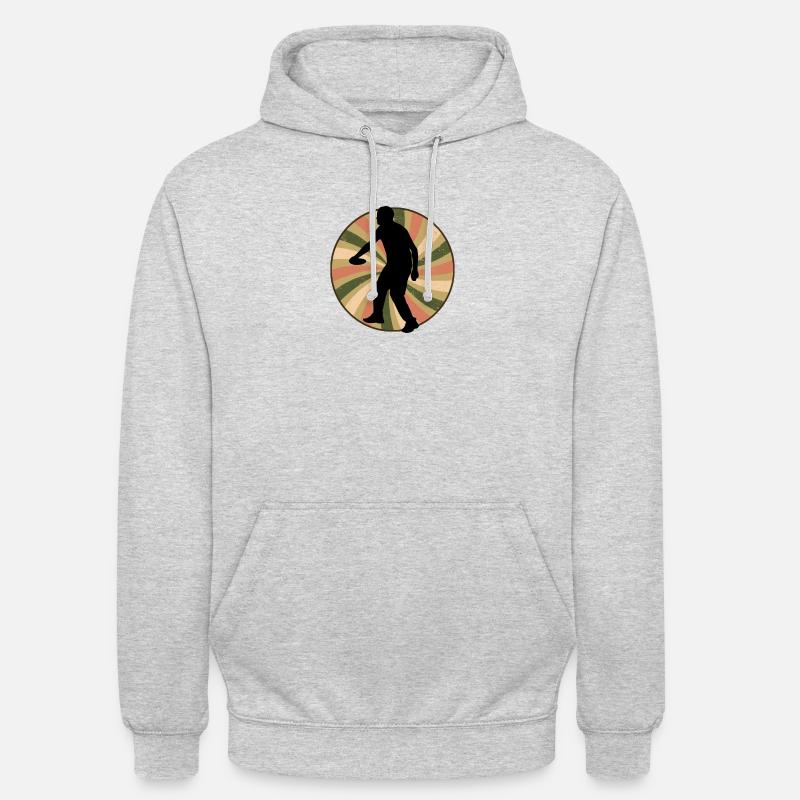 Frisbee Discgolf Discgolf - Unisex Hoodie - Hellgrau meliert