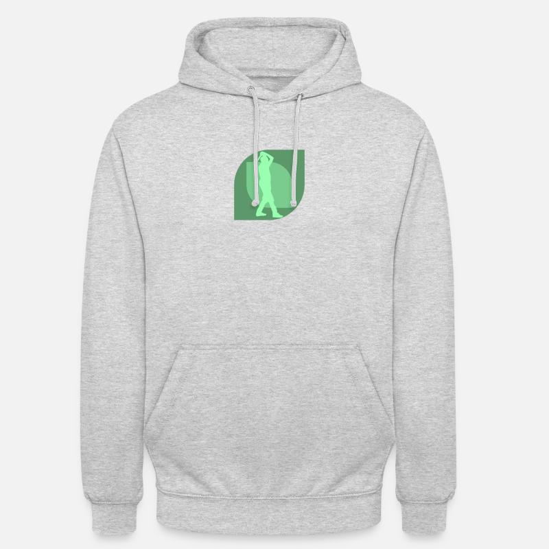 Axtwerfen Axtwerfen Axe Throwing - Unisex Hoodie - Hellgrau meliert