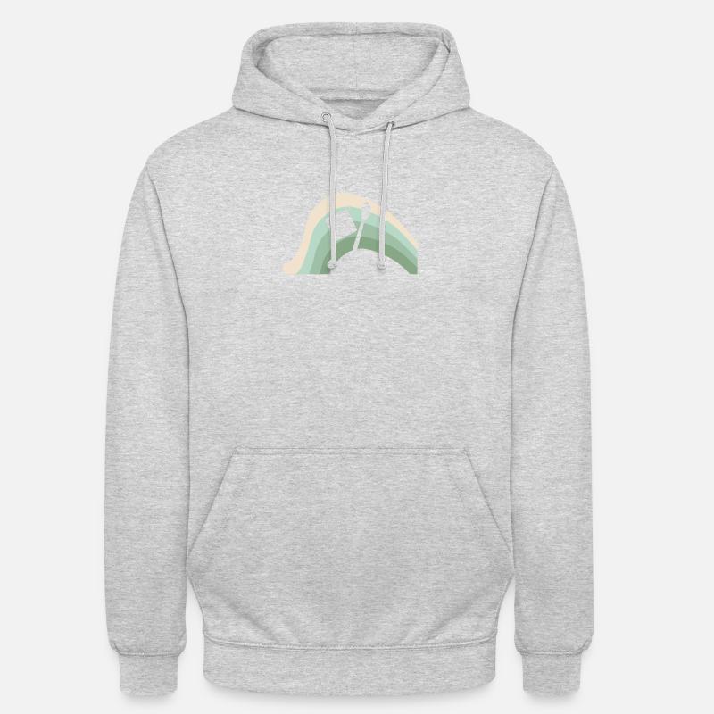 Cuisson du gâteau Cupcake - Sweat-shirt à capuche unisexe - gris clair chiné