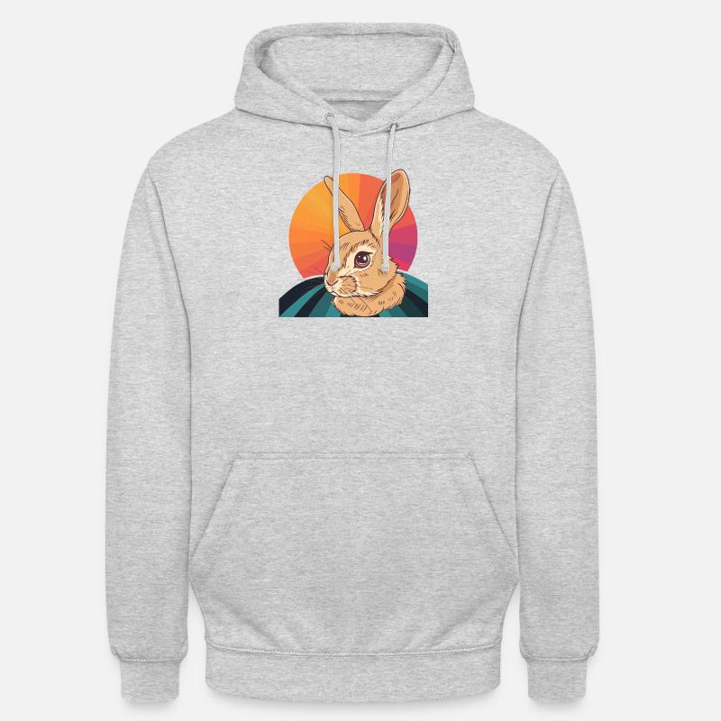 Bunny Easter Bunny - Unisex Hoodie - light heather grey