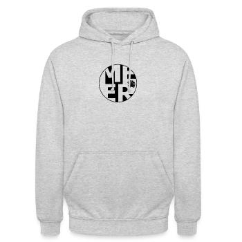 Meer - Unisex Hoodie - Hellgrau meliert - Vorne - Alina (178cm) & Michal (187cm)