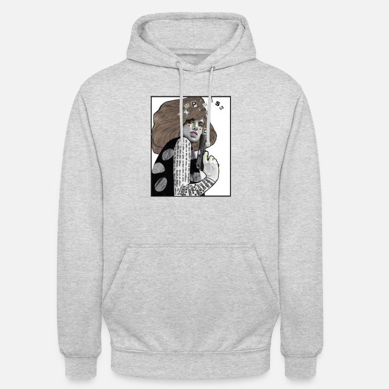 No more Compromise - Unisex Hoodie - Hellgrau meliert