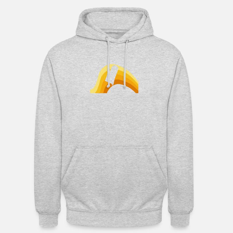 Backen Backwaren - Unisex Hoodie - Hellgrau meliert