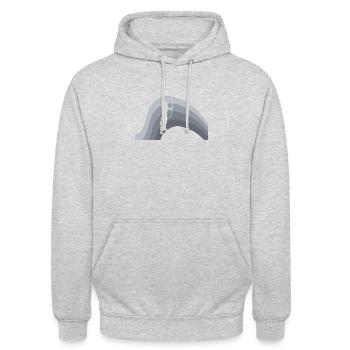 Archery Archery - Unisex Hoodie - light heather grey - Front - Alina (178cm) & Michal (187cm)