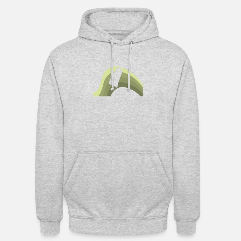 Cuisson de gâteaux - Sweat-shirt à capuche unisexe - gris clair chiné