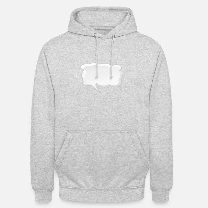 Bulle vide à remplir - Sweat-shirt à capuche unisexe - undefined