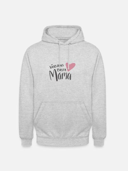 Die beste Mama der Welt - Unisex Hoodie - Hellgrau meliert