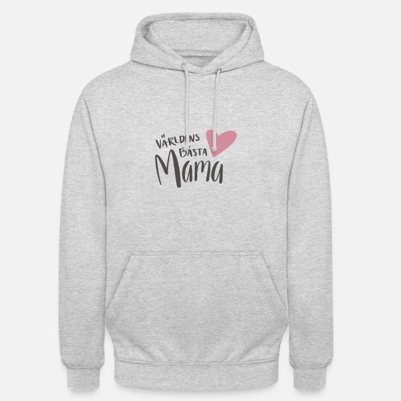 Die beste Mama der Welt - Unisex Hoodie - Hellgrau meliert