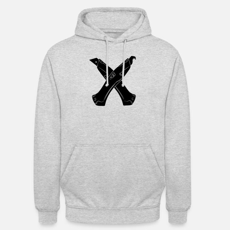 Stanley Messer 5 - Unisex Hoodie - Hellgrau meliert