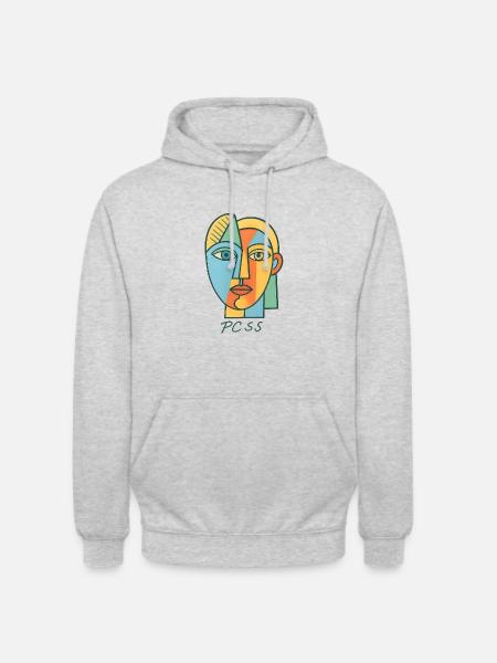 PCSS - Unisex Hoodie - Hellgrau meliert