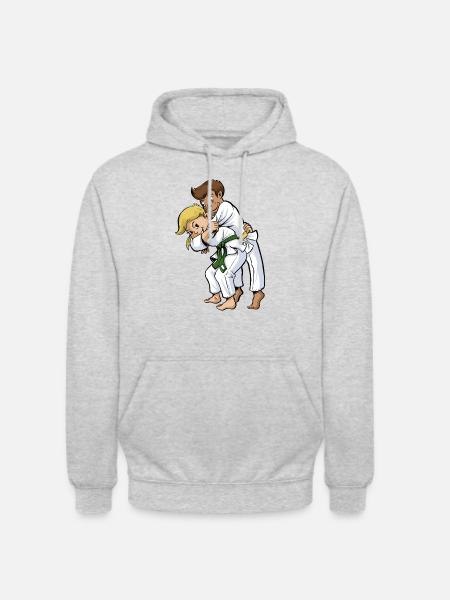 Children's judo - Unisex Hoodie - light heather grey