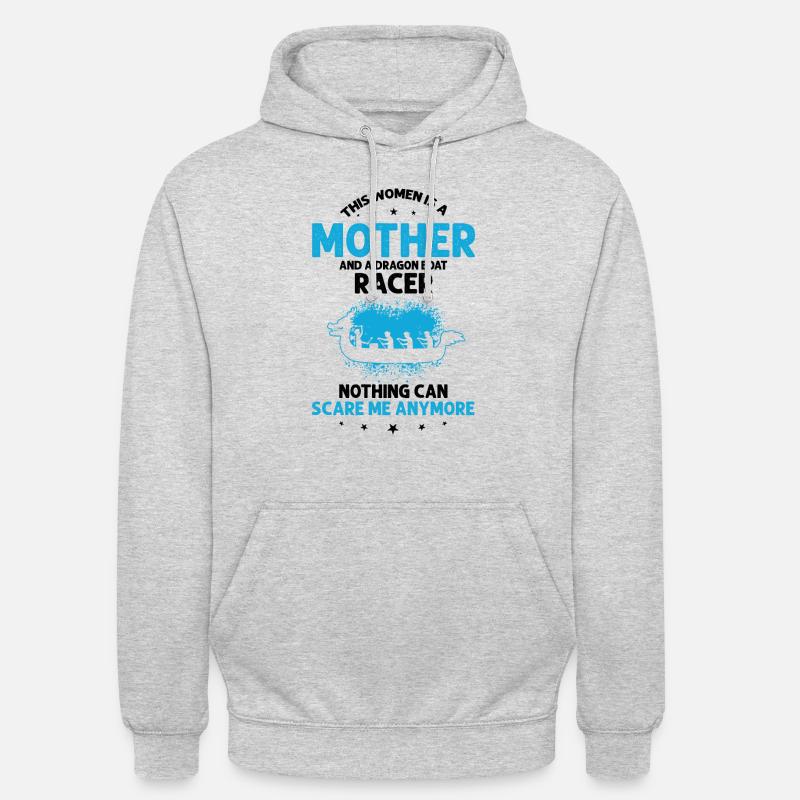Drachenboot Trainer und Drachenboot - Unisex Hoodie - Hellgrau meliert