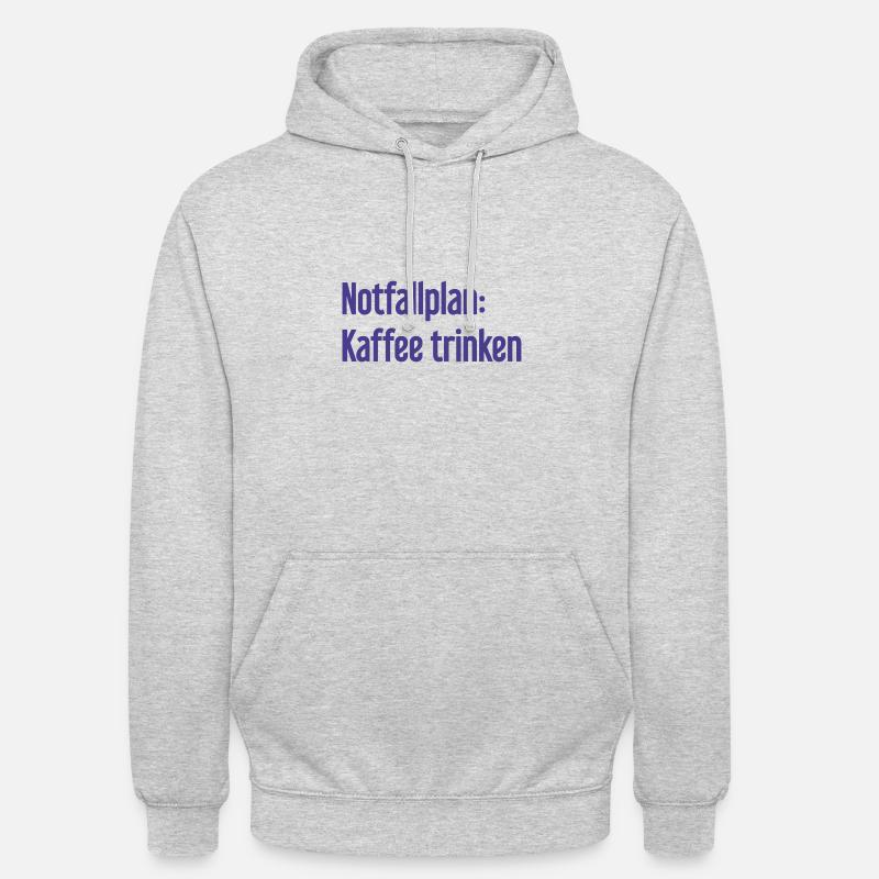 Coffee Contingency Plan - Unisex Hoodie - light heather grey
