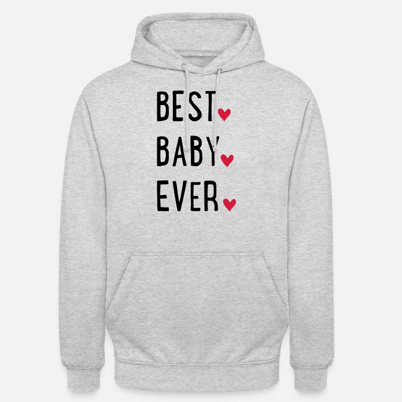 bébé - Sweat-shirt à capuche unisexe - gris clair chiné