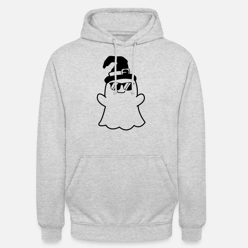 Fantôme Cool - Sweat-shirt à capuche unisexe - gris clair chiné