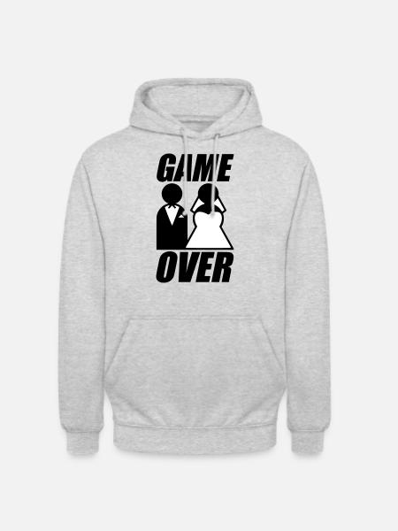 Junggesellenabschied Junggesellinnenabschied - Unisex Hoodie - Hellgrau meliert