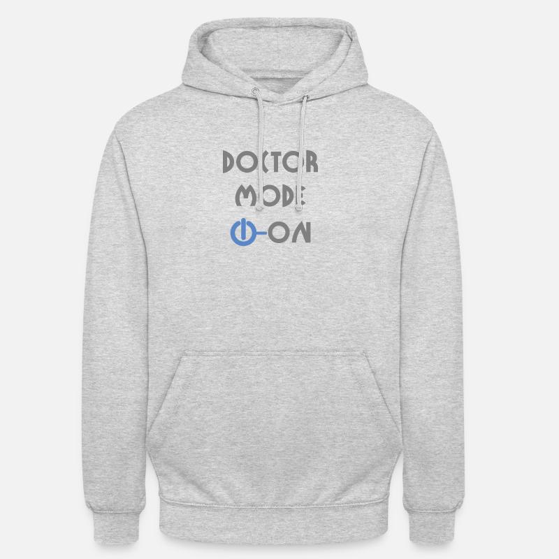 Arztmodus Medizinisches Arbeitsgeschenk - Unisex Hoodie - Hellgrau meliert