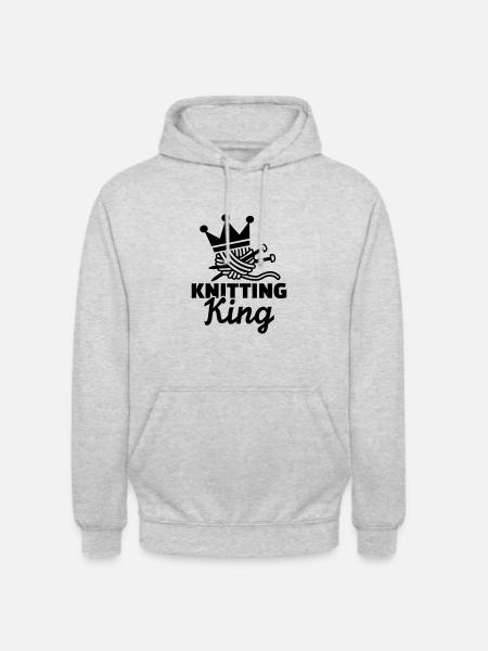 Knit - Unisex Hoodie - light heather grey